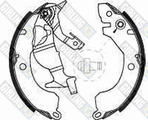 Girling 5182259 - Set saboti frana aaoparts.ro