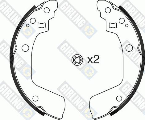 Girling 5187939 - Set saboti frana aaoparts.ro