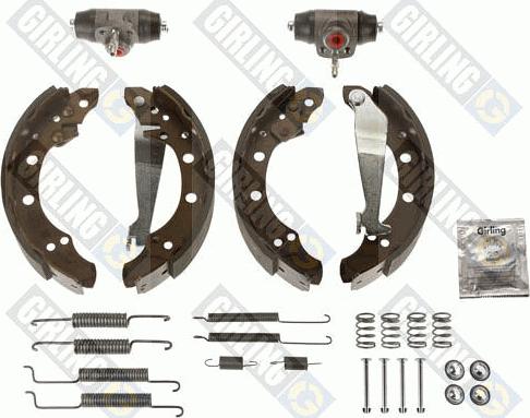 Girling 5215109 - Set saboti frana aaoparts.ro