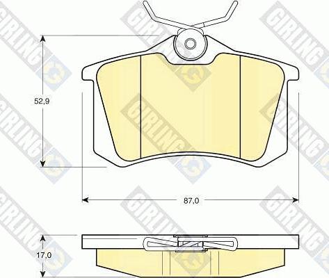 Girling 6410831 - Set frana, frana disc aaoparts.ro