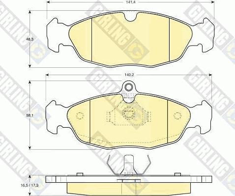 Girling 6410252 - Set frana, frana disc aaoparts.ro