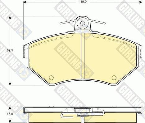 Girling 6410761 - Set frana, frana disc aaoparts.ro