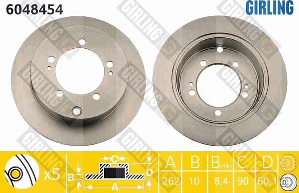 Girling 6048454 - Disc frana aaoparts.ro