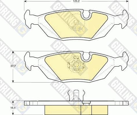 Girling 6102992 - Set placute frana,frana disc aaoparts.ro