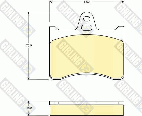 Girling 6102629 - Set placute frana,frana disc aaoparts.ro