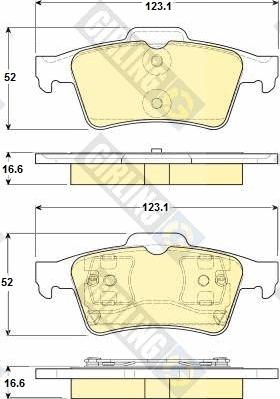 Girling 6114692 - Set placute frana,frana disc aaoparts.ro
