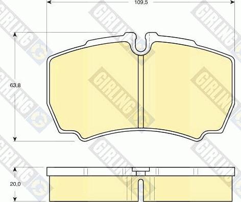 Girling 6115359 - Set placute frana,frana disc aaoparts.ro
