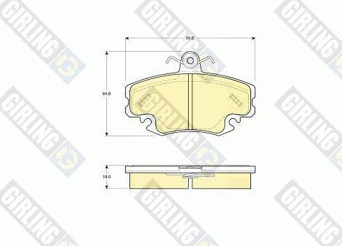 Girling 6113321 - Set placute frana,frana disc aaoparts.ro