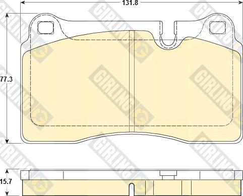 Girling 6120485 - Set placute frana,frana disc aaoparts.ro
