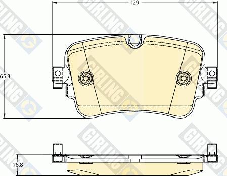 Girling 6121311 - Set placute frana,frana disc aaoparts.ro