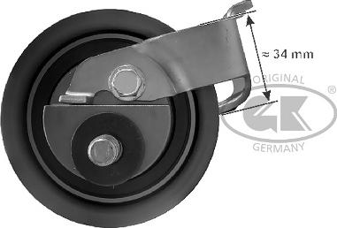 GK 641753 - Rola intinzator,curea distributie aaoparts.ro