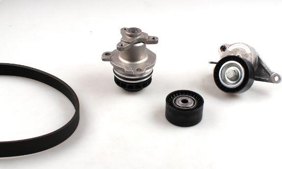 GK K986964B - Pompa apa + Set curea transmisie cu caneluri aaoparts.ro