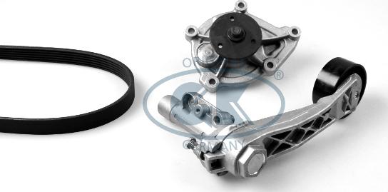 GK K986810A - Pompa apa + Set curea transmisie cu caneluri aaoparts.ro