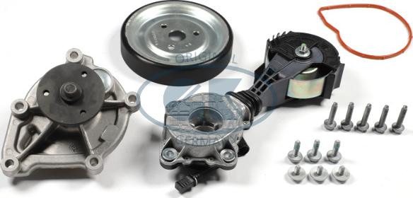 GK K980540C - Pompa apa + Set curea transmisie cu caneluri aaoparts.ro