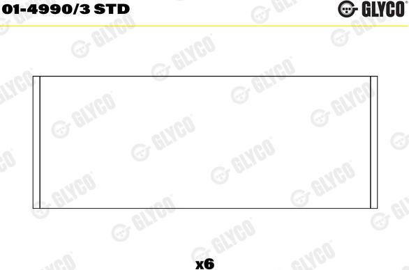 Glyco 01-4990/3 STD - Cuzineti biela aaoparts.ro