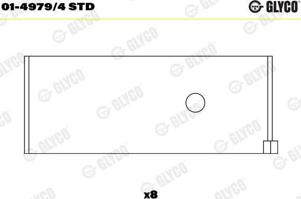 Glyco 01-4979/4 STD - Cuzineti biela aaoparts.ro