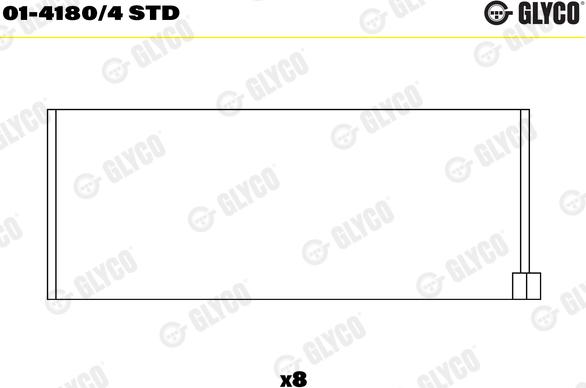 Glyco 01-4180/4 STD - Cuzineti biela aaoparts.ro