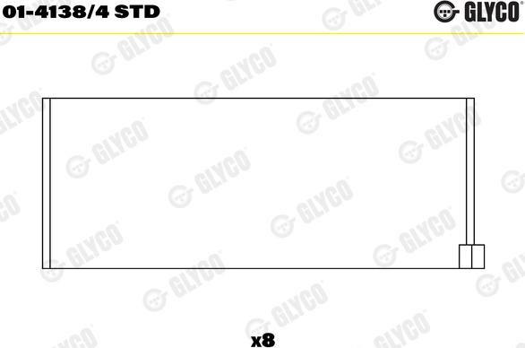 Glyco 01-4138/4 STD - Cuzineti biela aaoparts.ro