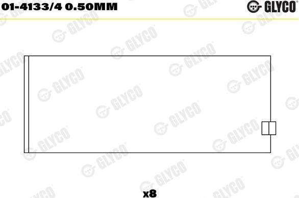 Glyco 01-4133/4 0.50mm - Cuzineti biela aaoparts.ro