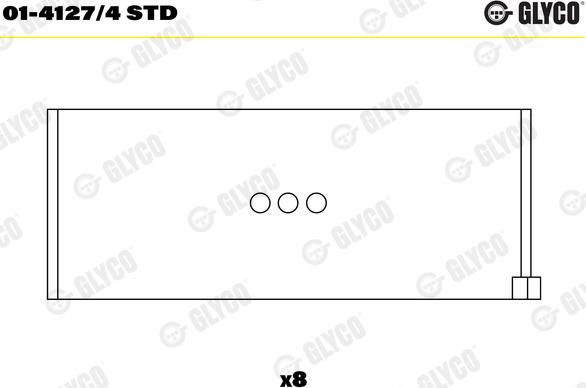 Glyco 01-4127/4 STD - Cuzineti biela aaoparts.ro