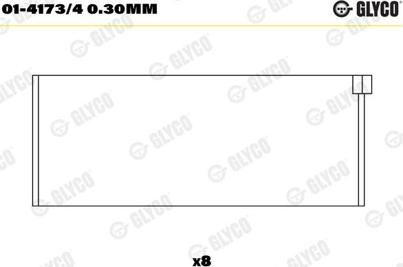 Glyco 01-4173/4 0.30mm - Cuzineti biela aaoparts.ro