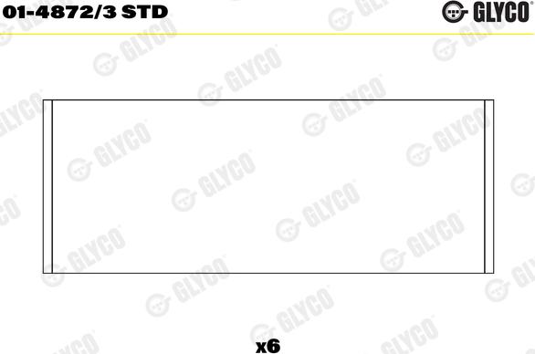 Glyco 01-4872/3 STD - Cuzineti biela aaoparts.ro