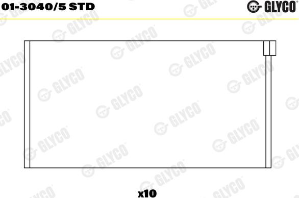 Glyco 01-3040/5 STD - Cuzineti biela aaoparts.ro