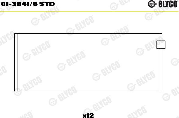 Glyco 01-3841/6 STD - Cuzineti biela aaoparts.ro