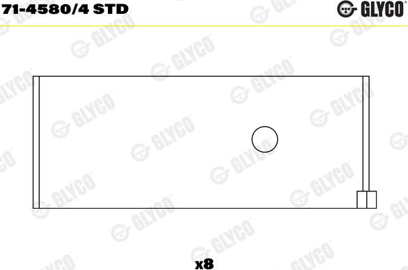 Glyco 71-4580/4 STD - Cuzineti biela aaoparts.ro