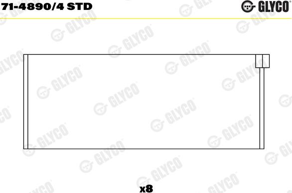 Glyco 71-4890/4 STD - Cuzineti biela aaoparts.ro