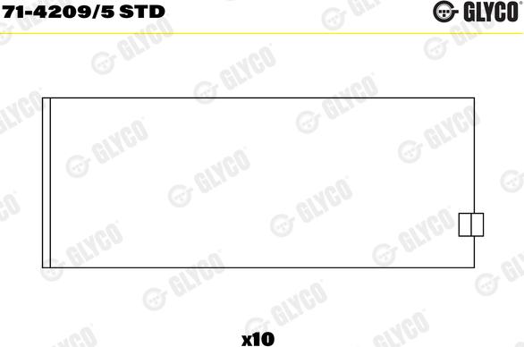 Glyco 71-4209/5 STD - Cuzineti biela aaoparts.ro