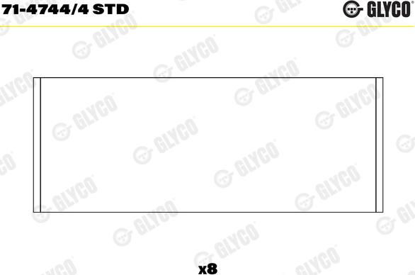 Glyco 71-4744/4 STD - Cuzineti biela aaoparts.ro