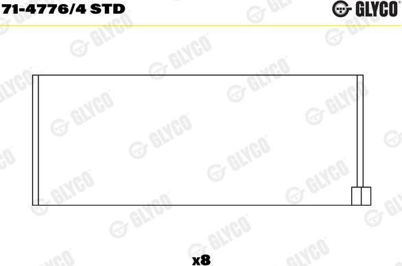 Glyco 71-4776/4 STD - Cuzineti biela aaoparts.ro