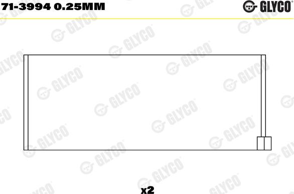 Glyco 71-3994 0.25mm - Cuzineti biela aaoparts.ro