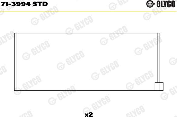 Glyco 71-3994 STD - Cuzineti biela aaoparts.ro