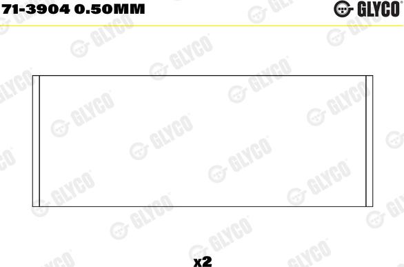 Glyco 71-3904 0.50mm - Cuzineti biela aaoparts.ro