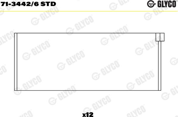 Glyco 71-3442/6 STD - Cuzineti biela aaoparts.ro