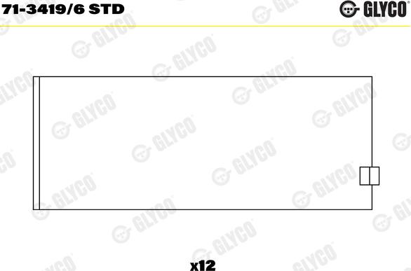 Glyco 71-3419/6 STD - Cuzineti biela aaoparts.ro