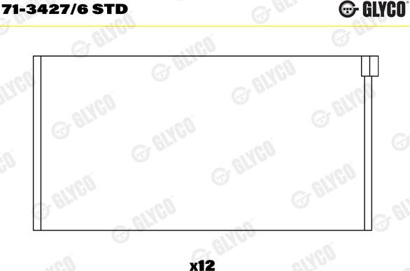 Glyco 71-3427/6 STD - Cuzineti biela aaoparts.ro