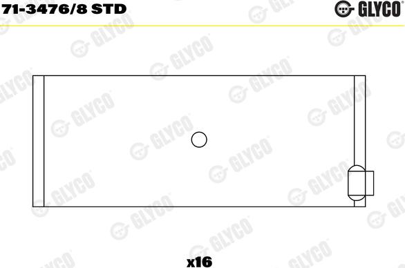 Glyco 71-3476/8 STD - Cuzineti biela aaoparts.ro