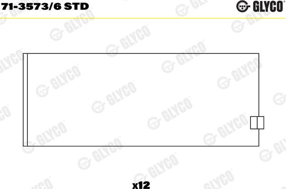 Glyco 71-3573/6 STD - Cuzineti biela aaoparts.ro