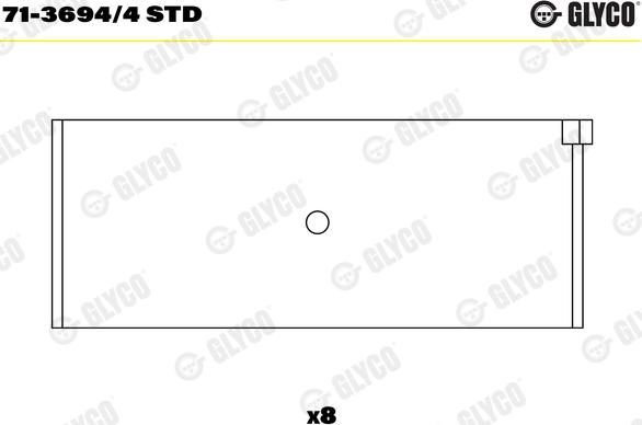 Glyco 71-3694/4 STD - Cuzineti biela aaoparts.ro