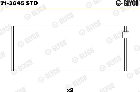 Glyco 71-3645 STD - Cuzineti biela aaoparts.ro