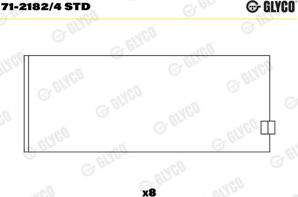 Glyco 71-2182/4 STD - Cuzineti biela aaoparts.ro