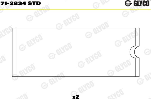 Glyco 71-2834 STD - Cuzineti biela aaoparts.ro