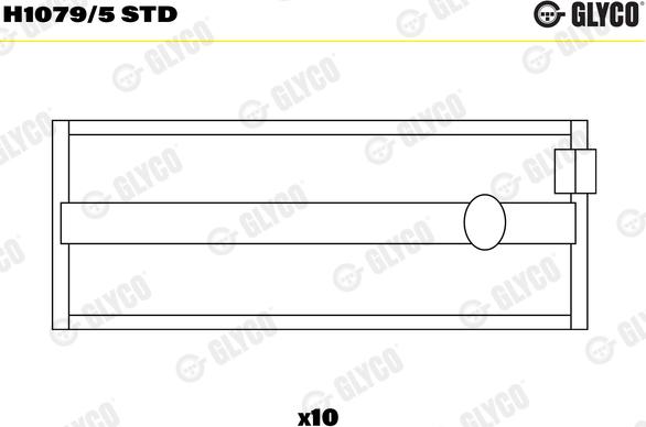 Glyco H1079/5 STD - Cuzineti, arbore cotit aaoparts.ro
