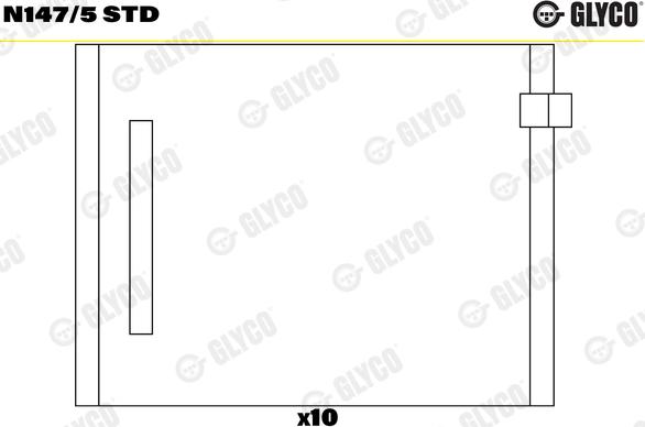 Glyco N147/5 STD - Bucsi ax cu came aaoparts.ro