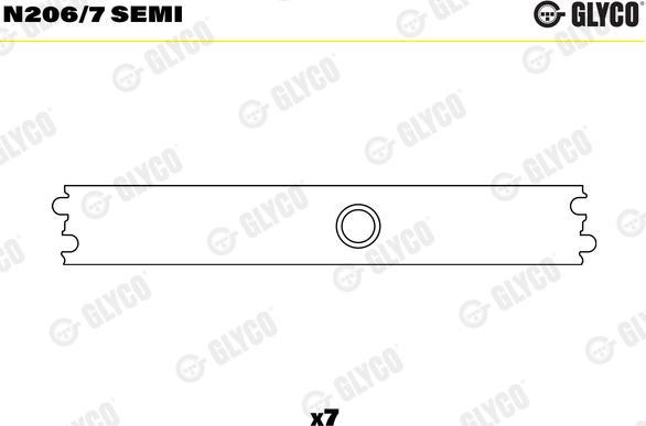 Glyco N206/7 SEMI - Bucsi ax cu came aaoparts.ro