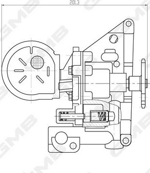 GMB GOAS-88A - Pompa ulei aaoparts.ro