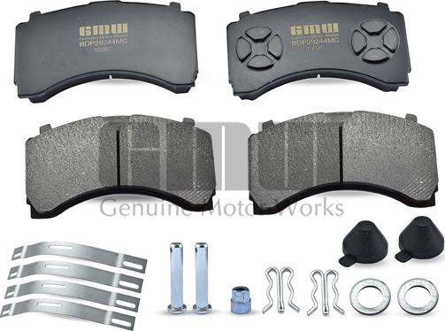 GMW BDP29244MC - Set placute frana,frana disc aaoparts.ro